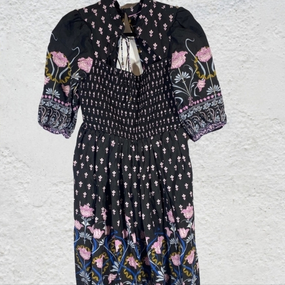 Anthropologie Dasha Smocked Midi Dress - MP - Picture 14 of 15